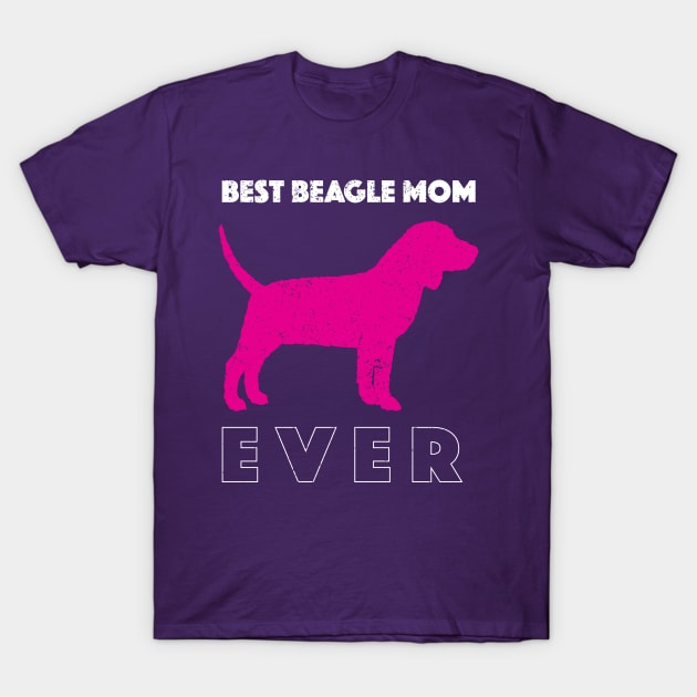 Best Beagle Dog Mom Ever: Beagle Shirt for Girls T-Shirt by bamalife